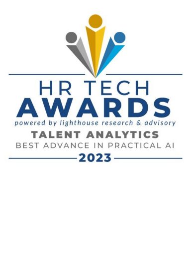 Emblema HR Tech Awards: Talent Analytics | Melhor avanço na prática AI 2023