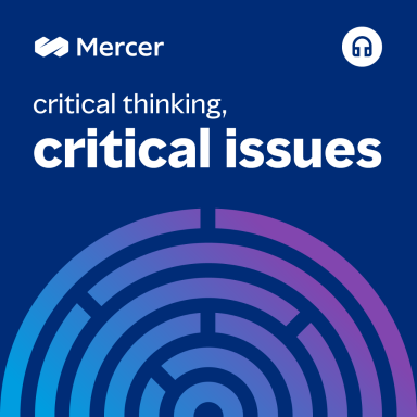 Cover for the critical thinking, critical issues podcast series