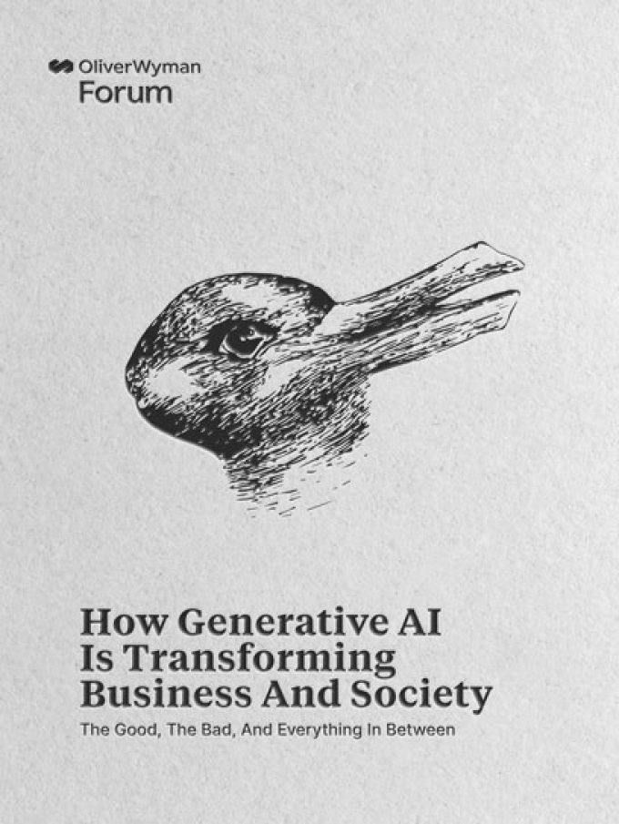 How Generative AI is transforming Business and Society - Report cover