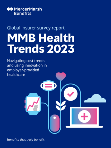 Cover for the 2023 MMB Health Trends report