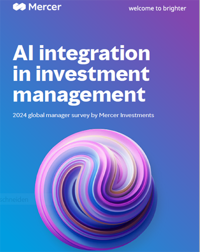 AI in investment management survey 2024 report cover