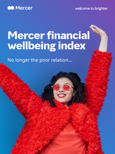 Front cover of the Financial Wellbeing Report