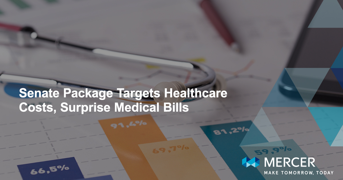 Package Healthcare Senate Costs, Medical Surprise ... Targets