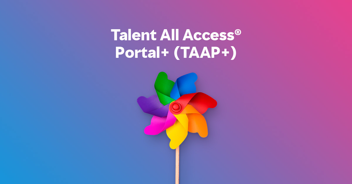 Cover - Talent All Access® Portal+ (TAAP+)
